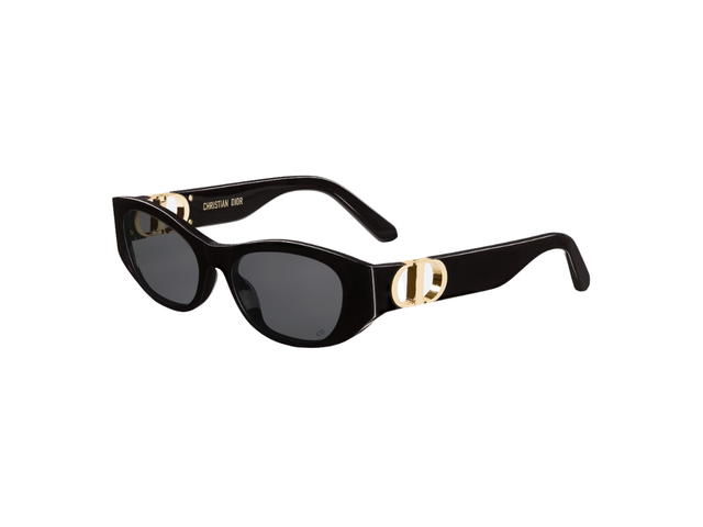 Dior Dior 30montaigne S9U Butterfly Sunglasses In Black Acetate Frame Gray Lenses - view 2