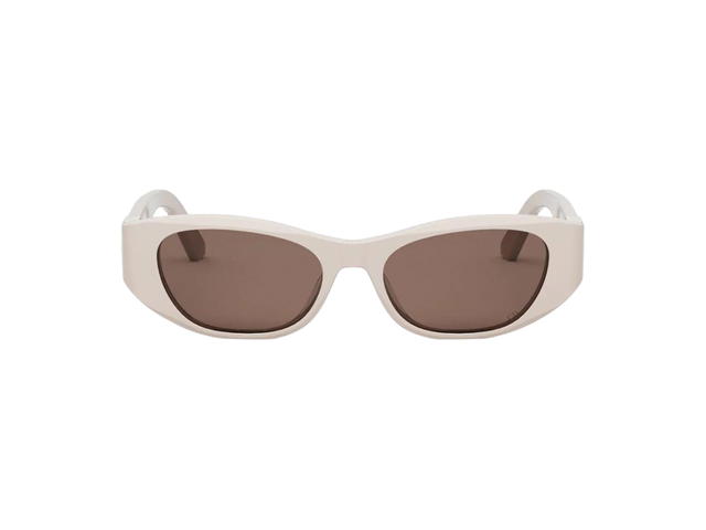 Dior Dior 30montaigne S9U Butterfly Sunglasses In Pink Oval Acetate Frame Brown Lenses - view 1