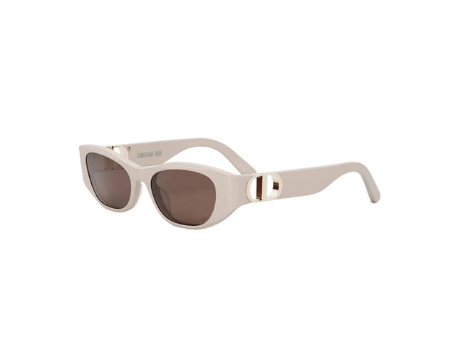 Dior Dior 30montaigne S9U Butterfly Sunglasses In Pink Oval Acetate Frame Brown Lenses - view 2