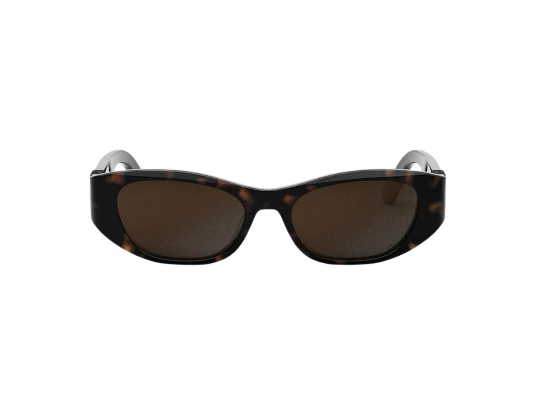 Dior Dior 30Montaigne S9U In Havana Acetate Frame-Black CD Signature With Brown Lenses