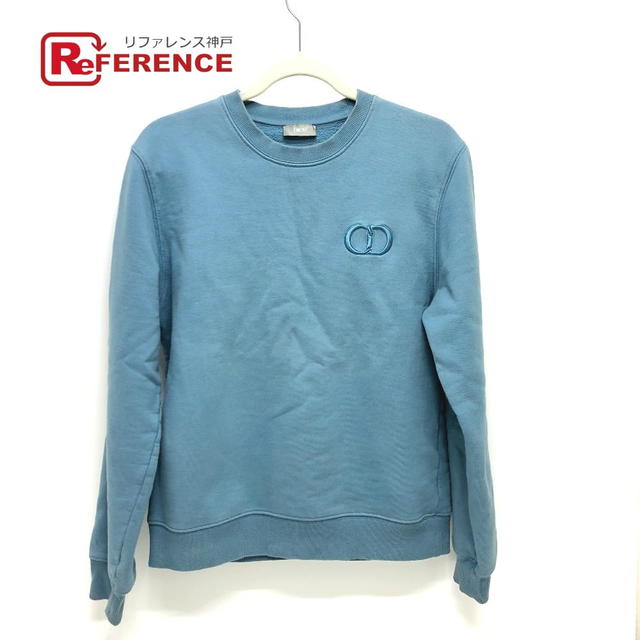 Dior Dior 943.J612A0531 CD icon Crew neck sweatshirt trainer cotton blue - view 1