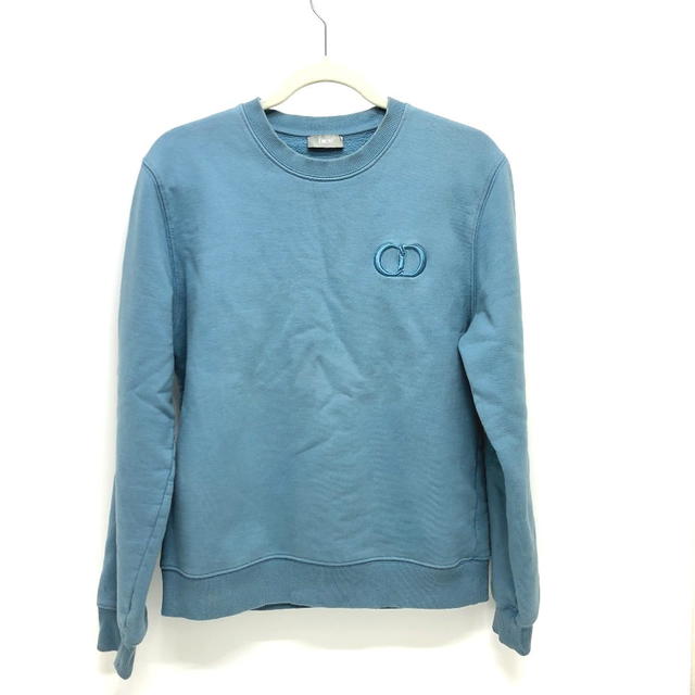 Dior Dior 943.J612A0531 CD icon Crew neck sweatshirt trainer cotton blue - view 2