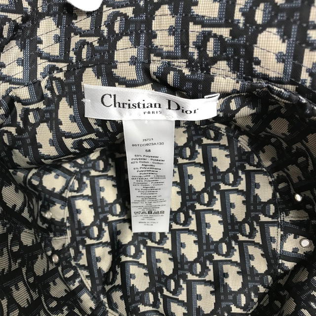 Dior Dior 95TDD923A130 Oblique TEDDY-D Bob Hat bucket hat bob hat polyester Navy - view 5