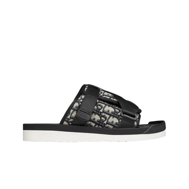 Dior Dior Alpha Sandal Beige & Black Dior Oblique Jacquard - view 2