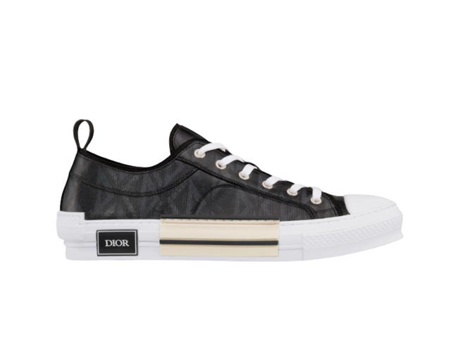 Dior Dior B23 Low-Top Sneaker Black CD Diamond Canvas - view 1