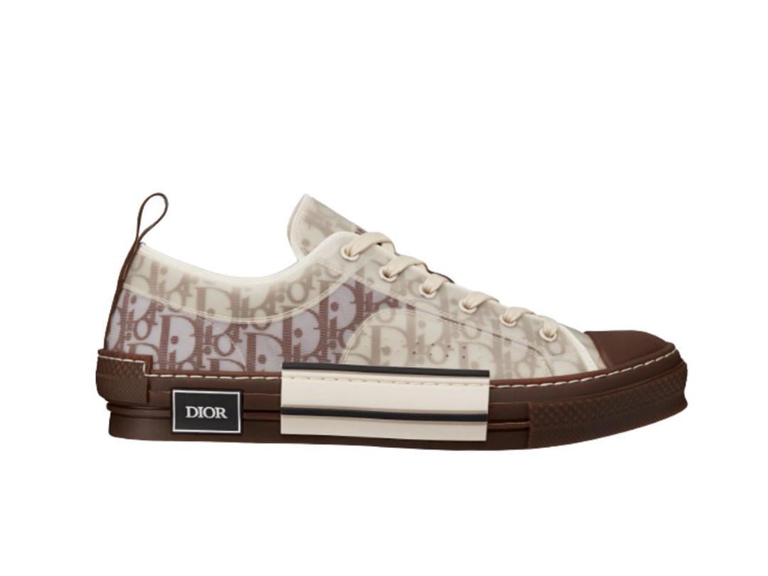 Dior Dior B23 Low-Top Sneaker Coffee Oblique Canvas