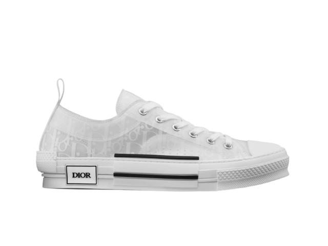 Dior Dior B23 Low-Top Sneaker White Oblique Canvas - view 1
