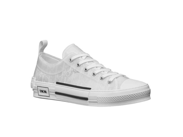 Dior Dior B23 Low-Top Sneaker White Oblique Canvas - view 2
