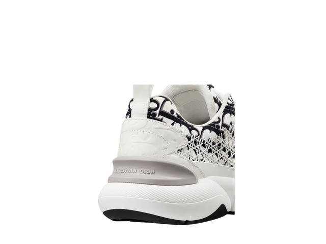 Dior Dior B24 Sneaker White And Black Dior Oblique Technical Fabric - view 5