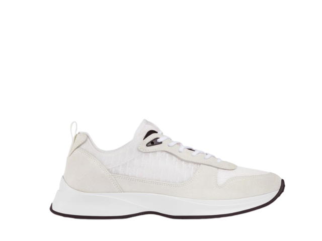 Dior Dior B25 Runner Sneaker White Oblique Suede - view 1