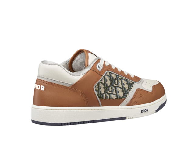 Dior Dior B27 Low-Top Sneaker Beige and Black Dior Oblique Jacquard Brown Cream - view 3