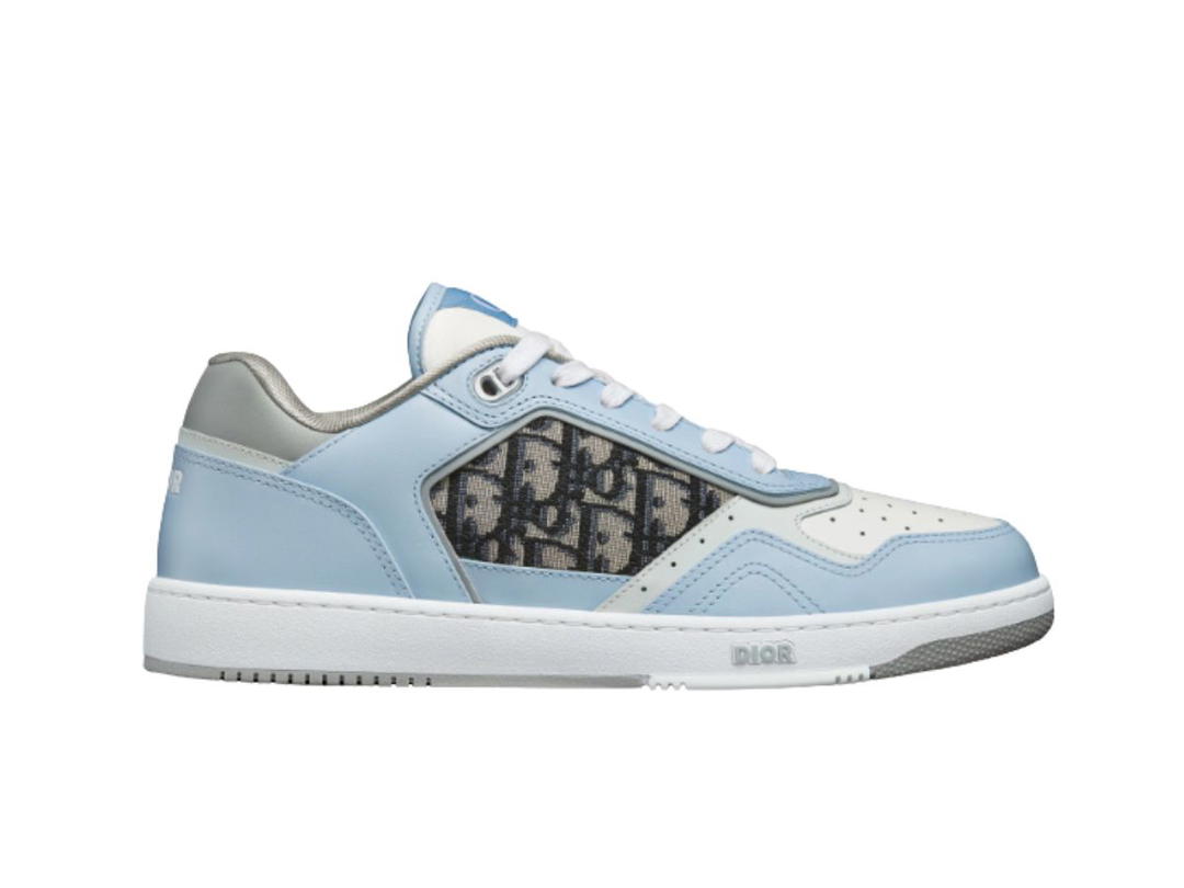 Dior Dior B27 Low-Top Sneaker Beige and Black Oblique Jacquard Light Blue White Gray