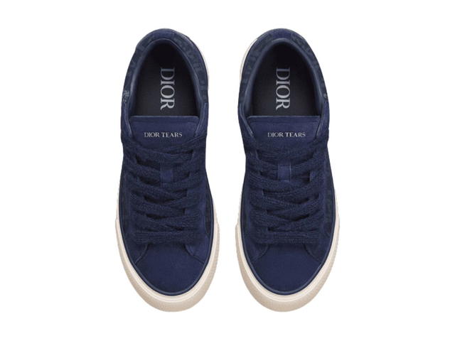 Dior Dior B33 Sneaker Dior Tears Blue Denim Peace Sign - view 2