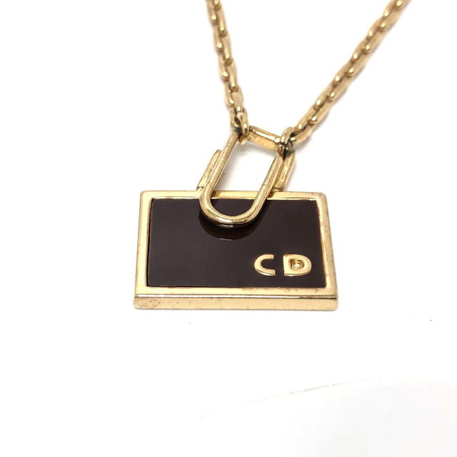 Dior Dior Bag motif Chain Necklace Gold Plated Gold - view 2