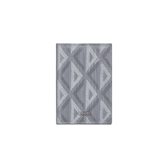 Dior Dior Bi Fold Card Holder Dior Gray CD Diamond Canvas - view 1