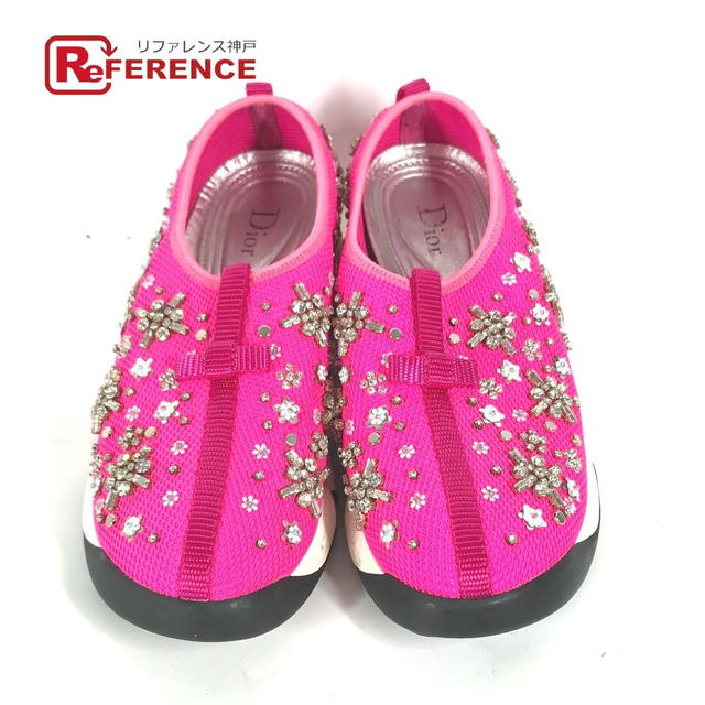 Dior Dior Bijoux Rhinestone Flower Shoes shoes sneakers mesh pink - view 1