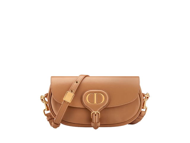 Dior Dior Bobby East-West Bag In Amber Box Calfskin With Gold-Finish Metal Hardware - view 1