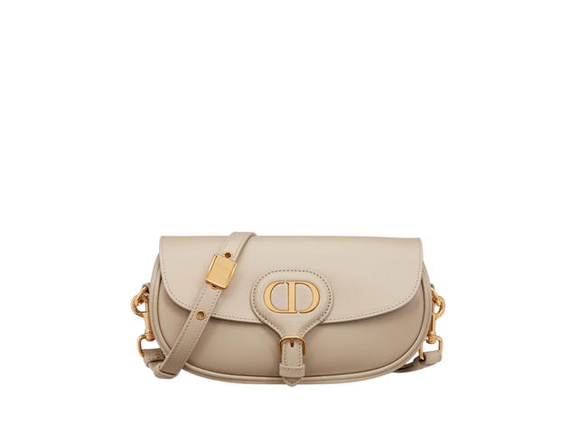 Dior Dior Bobby East-West Bag In Sand-Colored Box Calfskin With Gold-Finish Metal Hardware - view 1