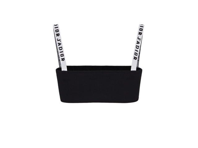 Dior Dior Bralette In Black Stretch Viscose - view 2