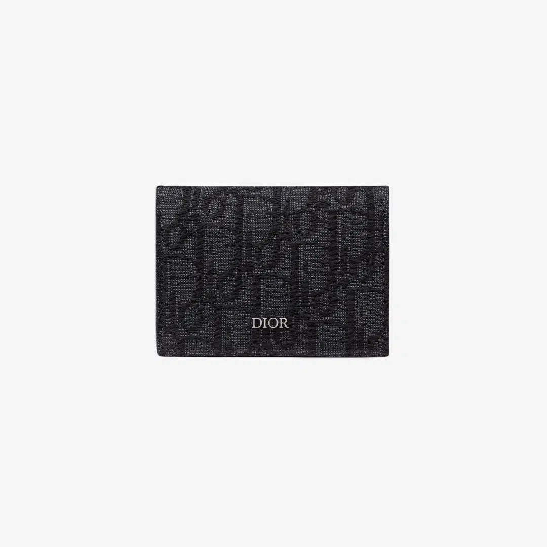 Dior Dior Business Card Holder Black Dior Oblique Jacquard