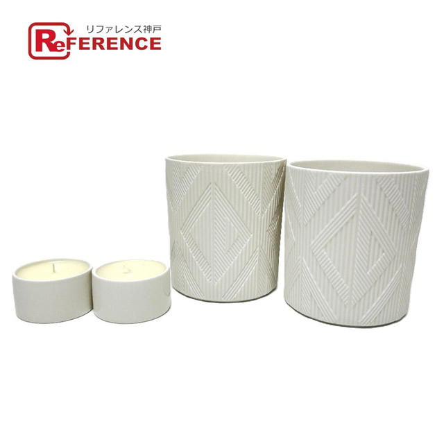 Dior Dior Candle Set Set of 2 aroma candles Miscellaneous goods Pottery White Unused - view 1