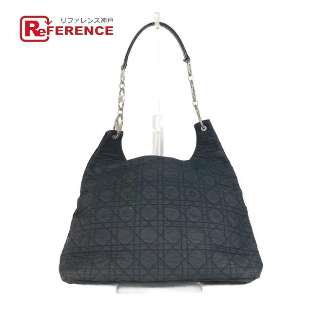 Dior Dior Cannage logo bag Shoulder Bag Nylon Black/Red - view 1