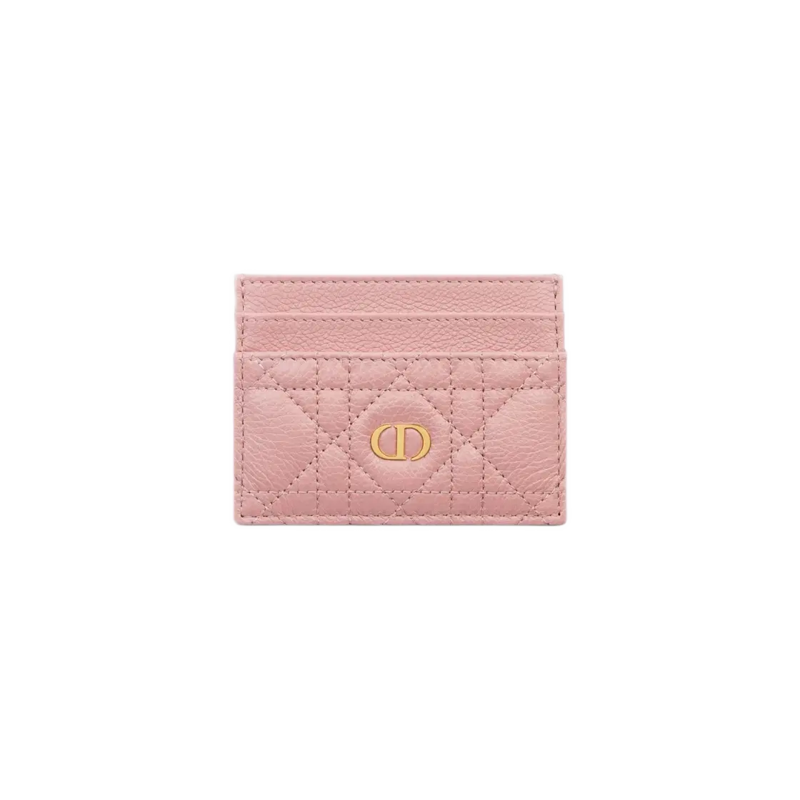 Dior Dior Caro Five-Slot Card Holder Antique Pink Supple