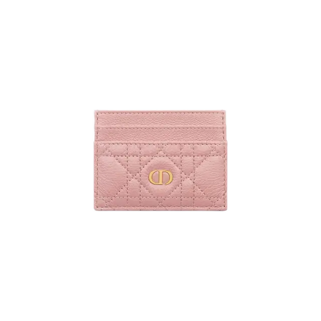 Dior Dior Caro Five-Slot Card Holder Antique Pink Supple - view 2