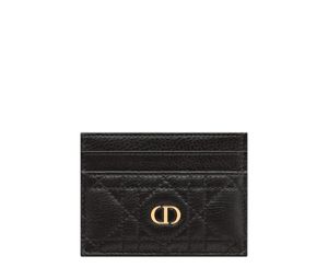 Buy Dior Caro Five-Slot Card Holder Black Supple Cannage Calfskin at Sasom – Authentic and Ready to Ship