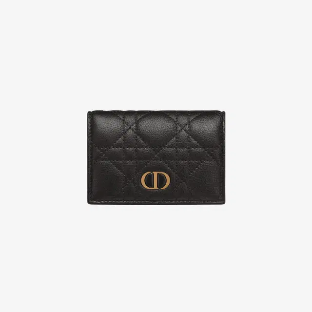 Dior Dior Caro XS Wallet Supple Cannage Calfskin Black - view 1
