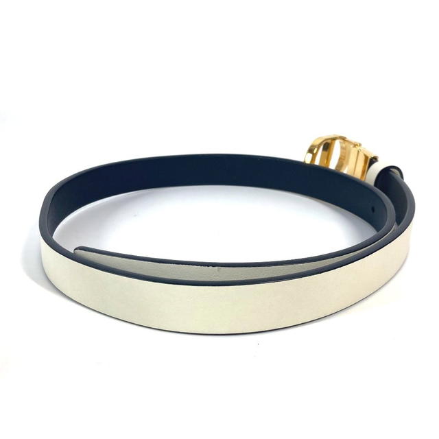 Dior Dior CD buckle Accessories belt Leather White/GoldHardware - view 4