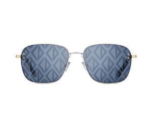 Buy Dior CD Diamond S4U In Blue Mirrored Square Sunglasses with CD Diamond Motif and Gold Silver-Finish Metal Frame at Sasom – Authentic and Ready to Ship