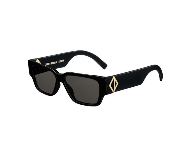 Dior Dior CD Diamond S5I In Black Square Sunglasses Acetate Frame With Gray lenses - view 2