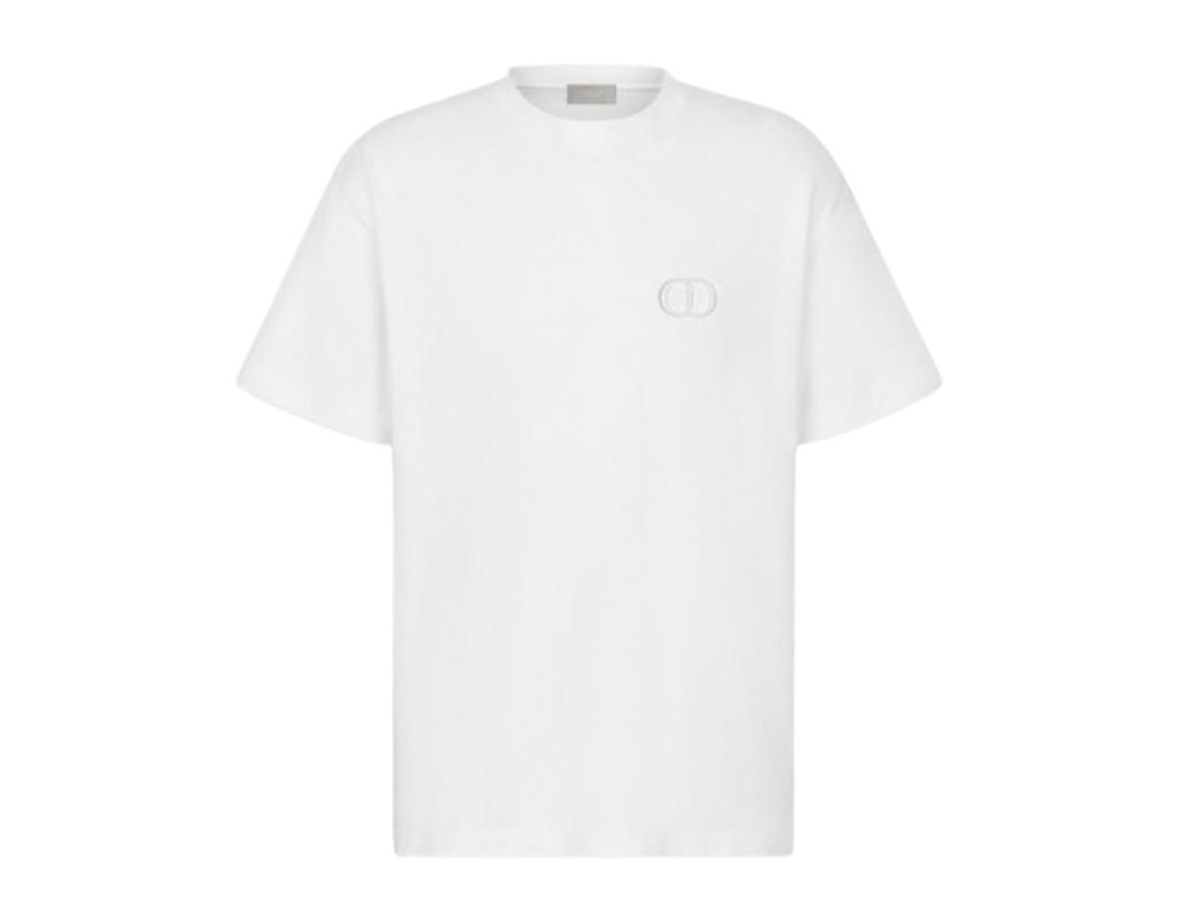 Dior Dior CD Icon T-shirt Relaxed Fit White
