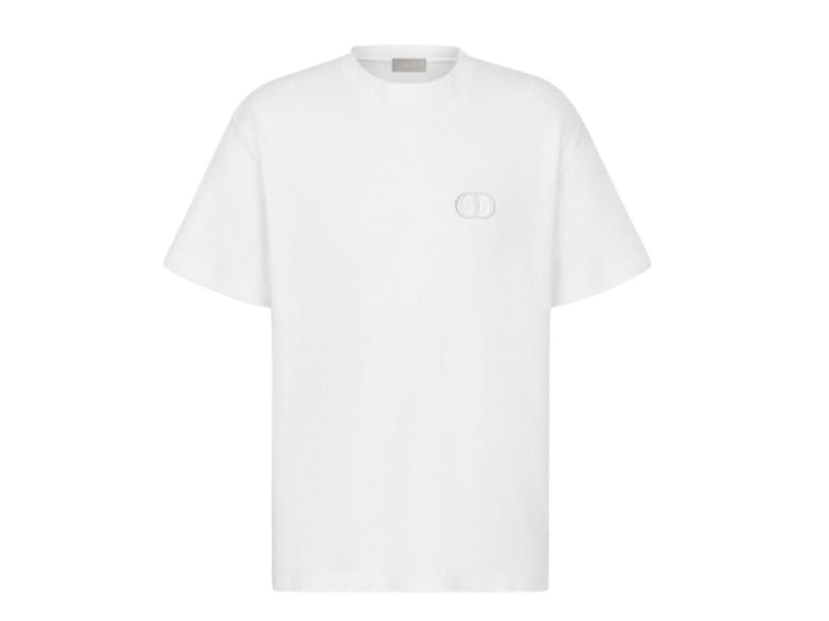 Dior Dior CD Icon T-shirt Relaxed Fit White
