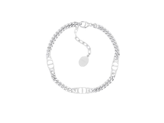 Dior Dior CD Icon Thin Chain Link Bracelet In Stering Silver - view 1