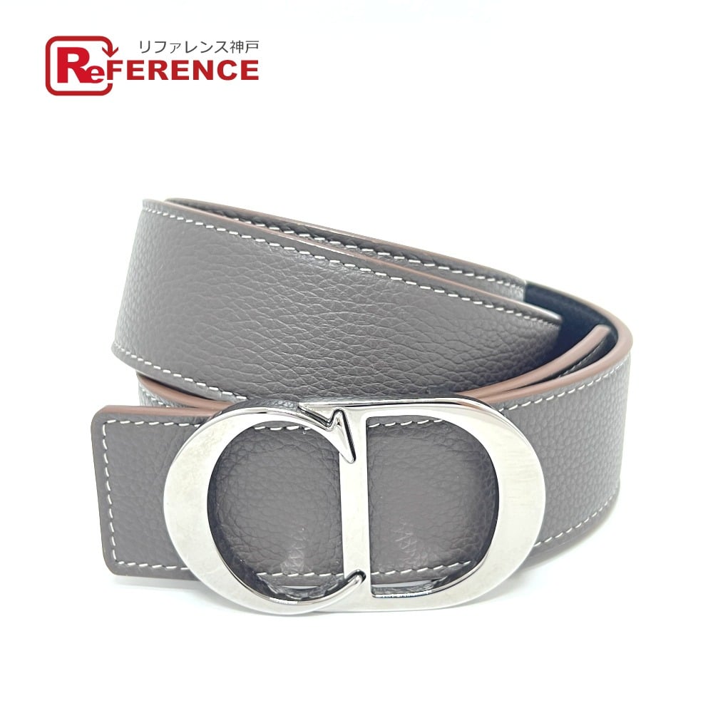 Dior Dior CD logo buckle Belts, Accessories, Small Items belt Leather Brown/Black