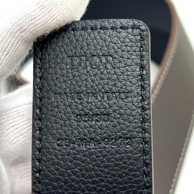 Dior Dior CD logo buckle Belts, Accessories, Small Items belt Leather Brown/Black - view 5