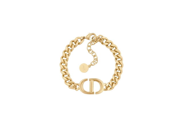 Dior Dior CD Navy Bracelet In Gold-Finish Metal - view 1