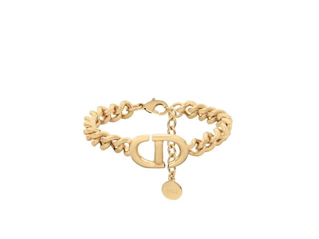 Dior Dior CD Navy Bracelet In Gold-Finish Metal - view 2