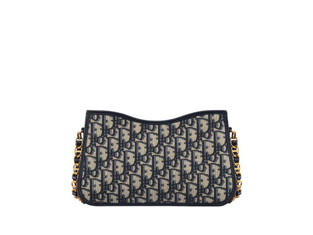 Dior Dior CD Signature Hobo Mini Bag In Blue Dior Oblique Jacquard - view 2