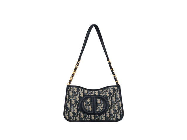 Dior Dior CD Signature Hobo Mini Bag In Blue Dior Oblique Jacquard - view 4