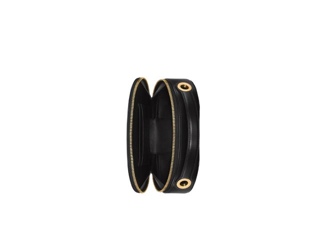 Dior Dior CD Signature Oval Camera Bag In Black Calfskin With Embossed CD Signature Gold-Finish Metal Hardware - view 2