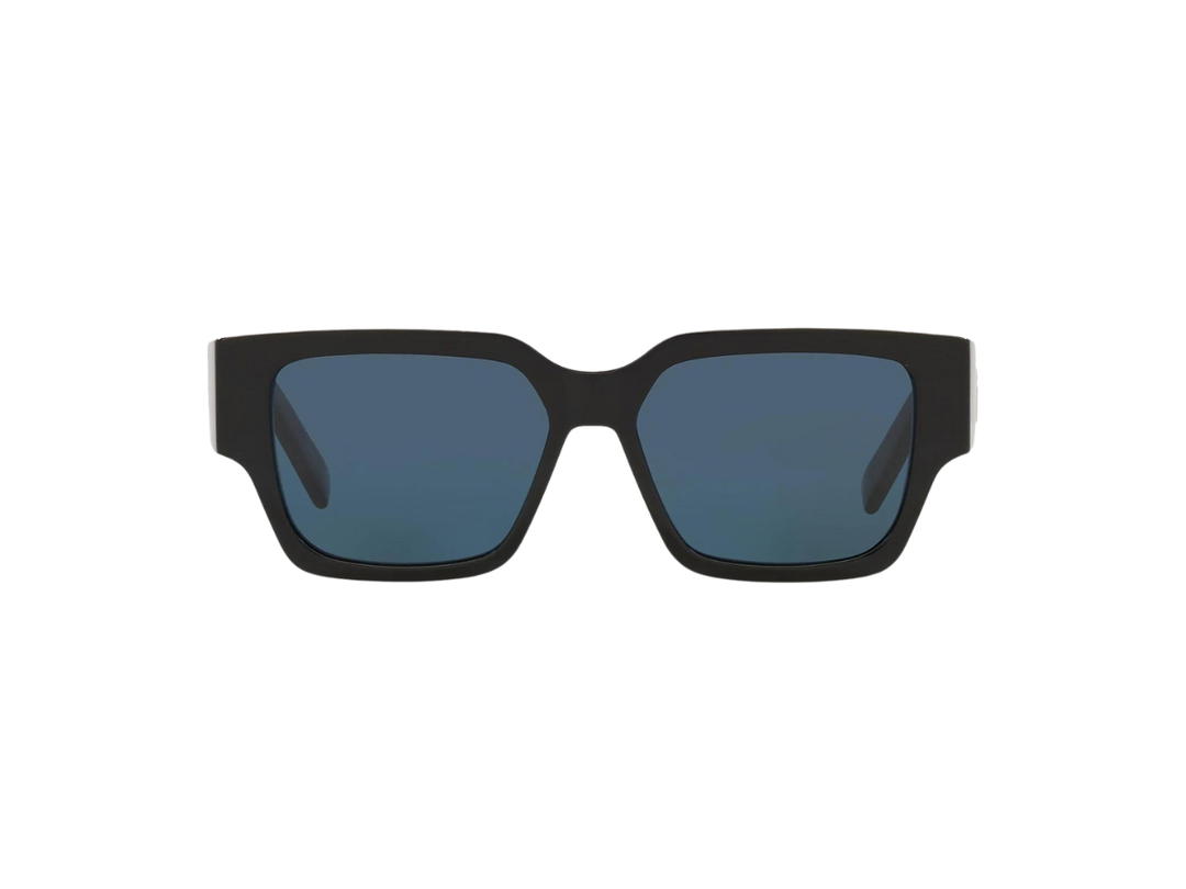 Dior Dior CD SU In Black Square Sunglasses With Gold Malachite Finishing