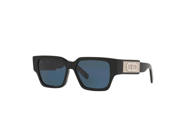 Dior Dior CD SU In Black Square Sunglasses With Gold Malachite Finishing - view 2