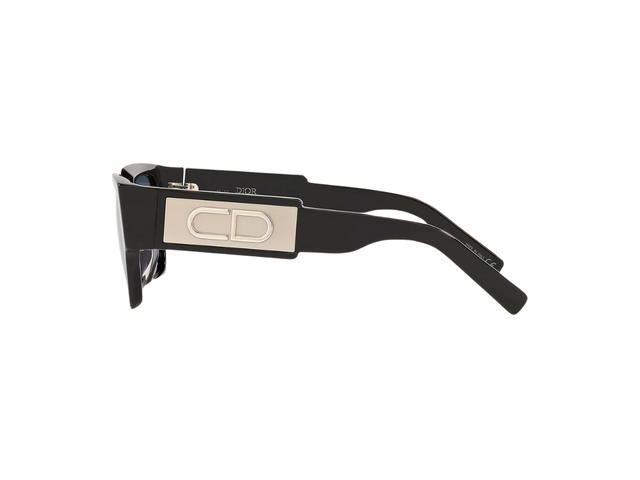 Dior Dior CD SU In Black Square Sunglasses With Gold Malachite Finishing - view 3