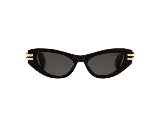 Dior Dior CDior B1U In Black Butterfly Sunglasses Acetate Frame With Gray Lenses - view 1