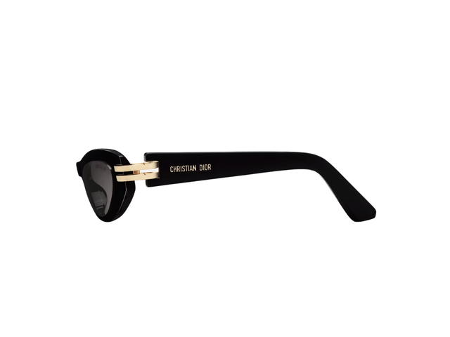Dior Dior CDior B1U In Black Butterfly Sunglasses Acetate Frame With Gray Lenses - view 3