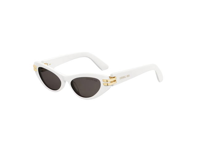 Dior Dior CDior B1U In White Butterfly Sunglasses Acetate Frame With Light Lenses - view 2