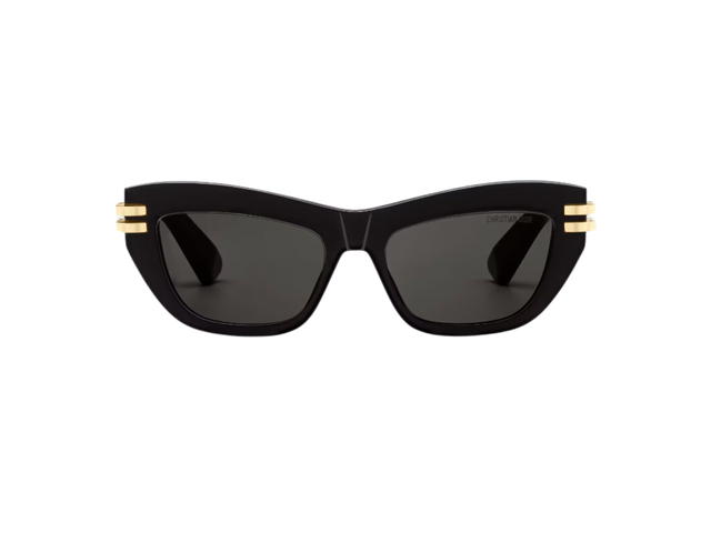 Dior Dior Cdior B2U Black Butterfly Sunglasses In Acetate Frame With Gray Lenses - view 1